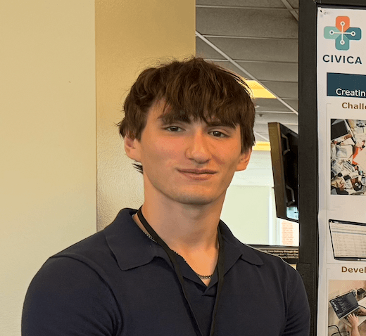 Portrait of Pagkratios Tagkopoulos, co-founder of Civica Health